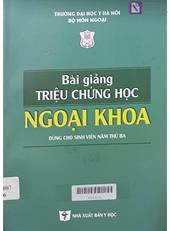 Bài giảng Triệu chứng học ngoại khoa