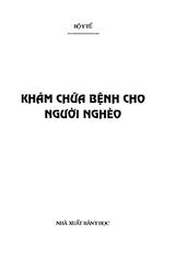Khám chữa bệnh cho người nghèo