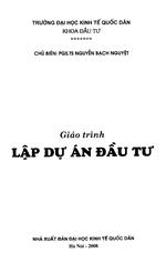 Giáo trình lập dự án đầu tư