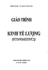 Giáo trình kinh tế lượng (Econometrics)