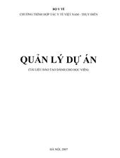 Quản lý dự án (tài liệu dùng cho học viên)