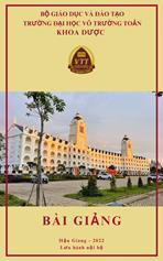 Bài giảng thực hành Dược khoa 1, phần 1