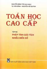 Toán học cao cấp, tập 3: Phép tính giải tích nhiều biến số