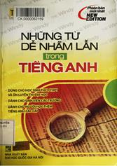 Những từ dễ nhầm lẫn trong tiếng Anh