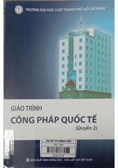Giáo trình Công pháp quốc tế Quyển 2