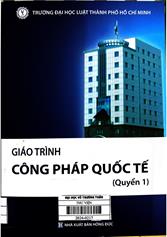 Giáo trình Công pháp quốc tế Quyển 1