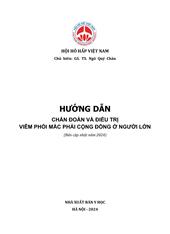 HƯỚNG DẪN CHẨN ĐOÁN VÀ ĐIỀU TRỊ VIÊM PHỔI MẮC PHẢI CỘNG ĐỒNG Ở NGƯỜI LỚN