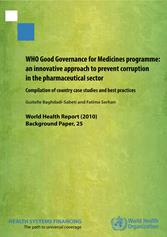 WHO Good Governance for Medicines Programme