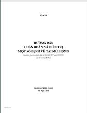 Hướng dẫn chẩn đoán và điều trị một số bệnh về Tai mũi họng