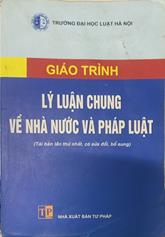 Giáo trình Lý luận chung về nhà nước và pháp luật /