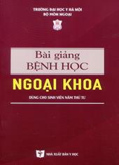 Bài giảng Bệnh học ngoại khoa :
