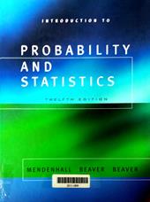 Introduction to probability and statistics