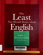 The least you should know about English : writing skills : form A