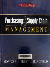 Purchasing and supply chain management