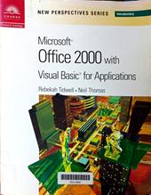 Microsoft office 2000 with visual basic for application
