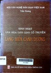 Sinh hoạt văn hóa dân gian cổ truyền làng biển Cảnh Dương