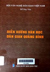 Diễn xướng văn học dân gian Quảng Bình