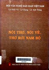 Nói thơ, nói vè,thơ rơi nam bộ