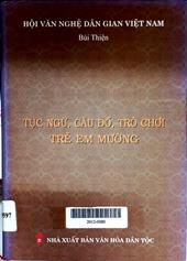 Tục ngữ, câu đố, trò chơi trẻ em Mường