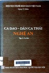 Ca dao - dân ca Thái Nghệ An, Tập 1: Ca dao