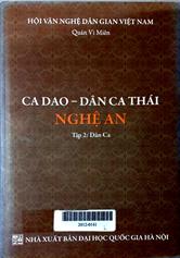 Ca dao - dân ca Thái Nghệ An, Tập 2: Dân ca
