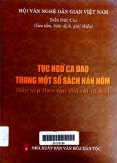Tục Ngữ ca dao trong một số sách Hán Nôm