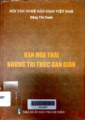Văn hoá Thái những tri thức dân gian