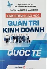 Giáo trình cao học Quản trị kinh doanh quốc tế /