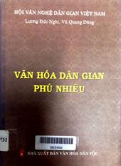 Văn hoá dân gian Phú Nhiêu
