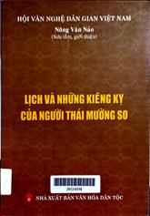 Lịch Và Những Kiêng Kỵ Của Người Thái Mường So