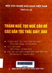 Thành ngữ, tục ngữ câu đố các dân tộc Thái, Giáy, Dao