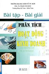 Bài tập - Bài giải phân tích hoạt động kinh doanh