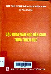 Đặc khảo văn học dân gian Thừa Thiên Huế