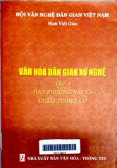 Văn hóa dân gian xứ Nghệ, tập 4