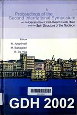 GDH 2002 : proceedings of the second International Symposium on the Gerasimov-Drell-Hearn Sum Rule
