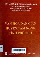 Văn hóa dân gian huyện Tam Nông, tỉnh Phú Thọ