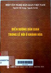 Diễn Xướng dân gian trong lễ hội ở Khánh Hòa