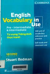 English vocabulary in use: Pre-intermediate & intermediate