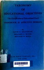 Taxonomy of educational objectives