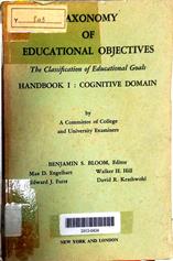 Taxonomy of educational objectives