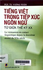 Tiếng việt trong tiếp xúc ngôn ngữ từ giữa thế kỉ XX