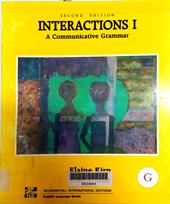 Interactions I: Acommunicative grammar