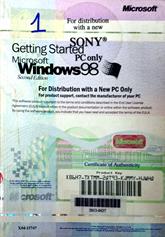 Microsoft windows 98