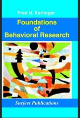 Foundations of behavioral research