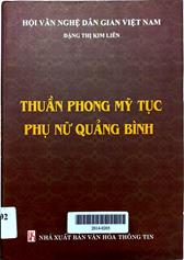 Thuần phong mỹ tục phụ nữ Quảng Bình