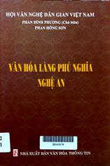 Văn hóa làng Phú Nghĩa, Nghệ An