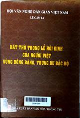 Hát thờ trong lễ hội đình của người Việt vùng đồng bằng trung du Bắc bộ