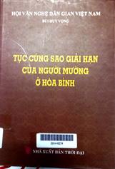 Tục cúng sao giải hạn của người Mường ở Hòa Bình
