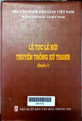 Lễ tục lễ hội truyền thống xứ Thanh quyển 1