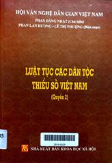 Luật tục các dân tộc thiểu số Việt nam quyển 2